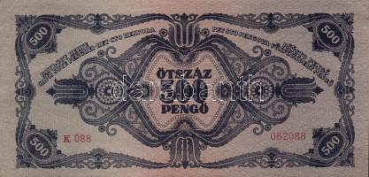 1945. 500P (5x) egymásutáni sorszámmal! T:I-,II