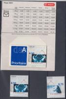 2001 Europa CEPT: Éltető víz sor Mi 1277-1278 + bélyegfüzet MH 63