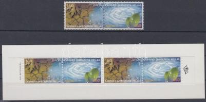 Europa CEPT: Life-giving water pair+stamp-booklet, Europa CEPT: Éltető víz pár + bélyegfüzet