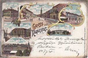 1898 Karánsebes litho (small tear)