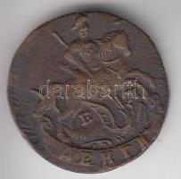 Cári Oroszország 1789EM 1D Cu "II. Katalin" T:2- Russia 1789EM Denga Copper "Catherine II" C:VF