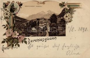 1898 Berchtesgaden, Nonnthal, litho