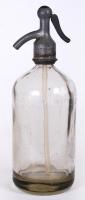 cca 1930 "Kőbányai Polgári Serfőző R.T. Budapest" feliratú szódásszifon / Vintage seltzer bottle, 1l, 30cm