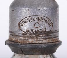 cca 1930 "Kőbányai Polgári Serfőző R.T. Budapest" feliratú szódásszifon /
Vintage seltzer ...