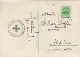 A Nyilaskeresztes Párt hódmezővásárhelyi szervezetének húsvéti üdvözlőlapja, irredenta, 1940 / Easte...