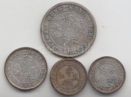Hong-Kong 1893-1900. 1c Ag (2x) + 10C Ag + 20C Ag "Viktória" T:vegyes
Hong-Kong 1893-1900....