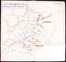 20 db katonai témájú térképmelléklet