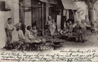 Soerabaja, Surabaya; fruit vendors, folklore
