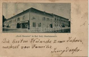 1898 Bad Hall, Hotel Bucarest, A. Wigidak's shop (fl)