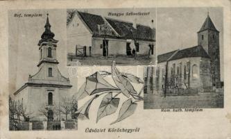 Kőröshegy Hangya szövetkezettel, floral (fa)