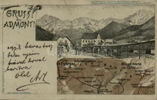 1899 Admont Schell's Gasthaus, map (EK)