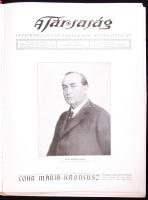 1930 A Társaság c. lap komplett évfolyama sérült egészvászon kötésben