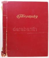 1930 A Társaság c. lap komplett évfolyama sérült egészvászon kötésben