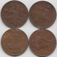 Franciaország 1900-1940-es évek 97db fémpénz T:vegyes
France 1900-1940s 97pcs of metal coins C:mixed
