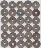 Franciaország 1900-1940-es évek 97db fémpénz T:vegyes
France 1900-1940s 97pcs of metal coins C:mixed