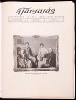1927 A Társaság c. lap komplett évfolyama laza egészvászon kötésben