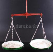 Kofamérleg + 1kg súllyal, grammra és dekagrammokra lebontva fa dobozban