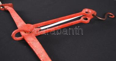 Kofamérleg + 1kg súllyal, grammra és dekagrammokra lebontva fa dobozban