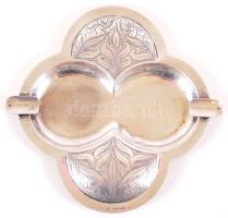 Ezüst (Ag.) Bachrucha hamuzótál, jelzett, nettó: 66 g / Silver ashtray