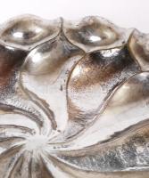 Ezüst (Ag.) kínálótál, hólyag domborított díszítéssel, jelzett, OR mesterjellel, d:31 cm, nettó: 548...