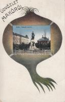 Makó hagyma, Kossuth szobor (fa)