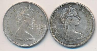 Kanada 1967. 25c Ag (2x) T:2,2-
Canada 1967. 25 Cents Ag (2x) C:XF,VF