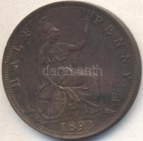 Nagy-Britannia 1893. 1/2p Br "Viktória" T:2 Great Britain 1893. 1/2 Penny Br "Victoria" C:XF