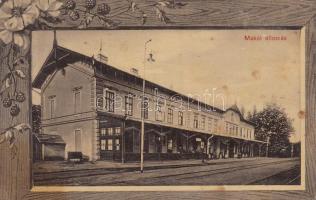 Makó, vasútállomás, Art Nouveau (EK)