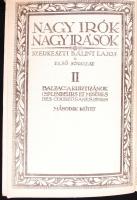 Balzac, Honoré de: A kurtizánok tündöklése és nyomora I-II. Ford. Lányi Viktor. Bp., 1920, Genius. K...