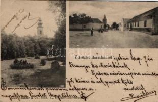 Barátudvar (Barátfalu) with church (EB)