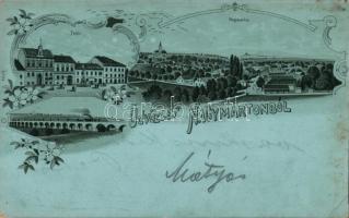 Nagymarton floral, litho (EK)