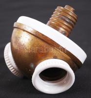 Porcelán dupla égő elosztó, D.R.G.M. jelzéssel