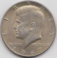 Amerikai Egyesült Államok 1967. 1/2$ Ag "Kennedy" T:2-
USA 1967. 1/2 Dollar Ag "Kenne...