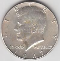 Amerikai Egyesült Államok 1967. 1/2$ Ag "Kennedy" T:2-
USA 1967. 1/2 Dollar Ag "Kenne...