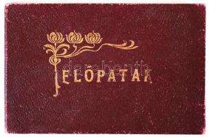 1909 Előpatak 12 lapos leporello füzet / 
1909 Vâlcele leporello booklet with 12 pages