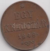 1848. 1Kr Cu T:2