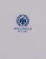 Hollóházi Erika nagy bonbonier, matricás, jelzett, hibátlan, m:14 cm, d:18 cm