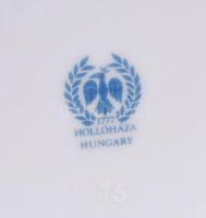 Hollóházi Erika bonbonier, jelzett, matricás, hibátlan állapotban/ Chinaware bonbonier in flawless c...