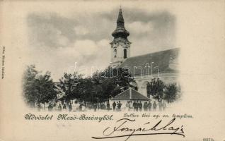 Mezőberény Luther tér templommal