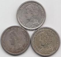 Hollandia 1912-1919. 25c Ag "Wilhelmina" T:3
Netherlands 1912-1919. 25 Cents "Wilhelm...