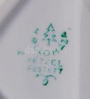 Hollóházi porcelán akt, kézzel festett, jelzett, hibátlan, m:30 cm/Hand painted Hollóházi porcelain ...