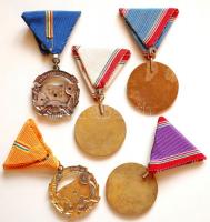 1964-1965. "Szolgálati Érdemérem" 20, 25, 30 év után + 1964. "A Haza Szolgálatáért Ér...