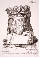 cca 1780 Szombathelyi műemlékek 9 db rézmetszet. Maillard, Fischer...  / 9 etchings 22x28 cm