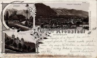 1897 Brassó litho (small tear)