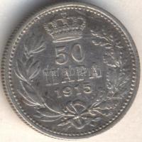 Szerbia 1915. 50P Ag T:2 Serbia 1915. 50 Para Ag C:XF