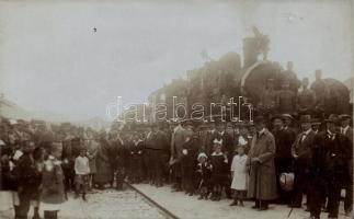 Plaski-Vrhovine vasútvonal megnyitása / railway line, opening ceremony, photo (EK)