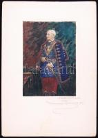 1939 vitéz Szurmay Sándor tábornok kézzel színezett fotó. Képméret 14x19 cm