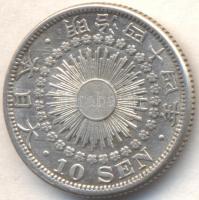 Japán 1911. 10s Ag T:2 Japan 1911. 10 sen Ag C:XF