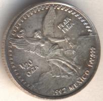 Mexikó 1992. Ezüst győzelmi emlékérem (1/20oz.) T:1
Mexico 1992. Victory Ag commemorative coin (1/20...