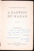 Somogyvári Gyula: A hadtest hű marad. Budapest 1943. Singer és Wolfner. Gerinc levált.